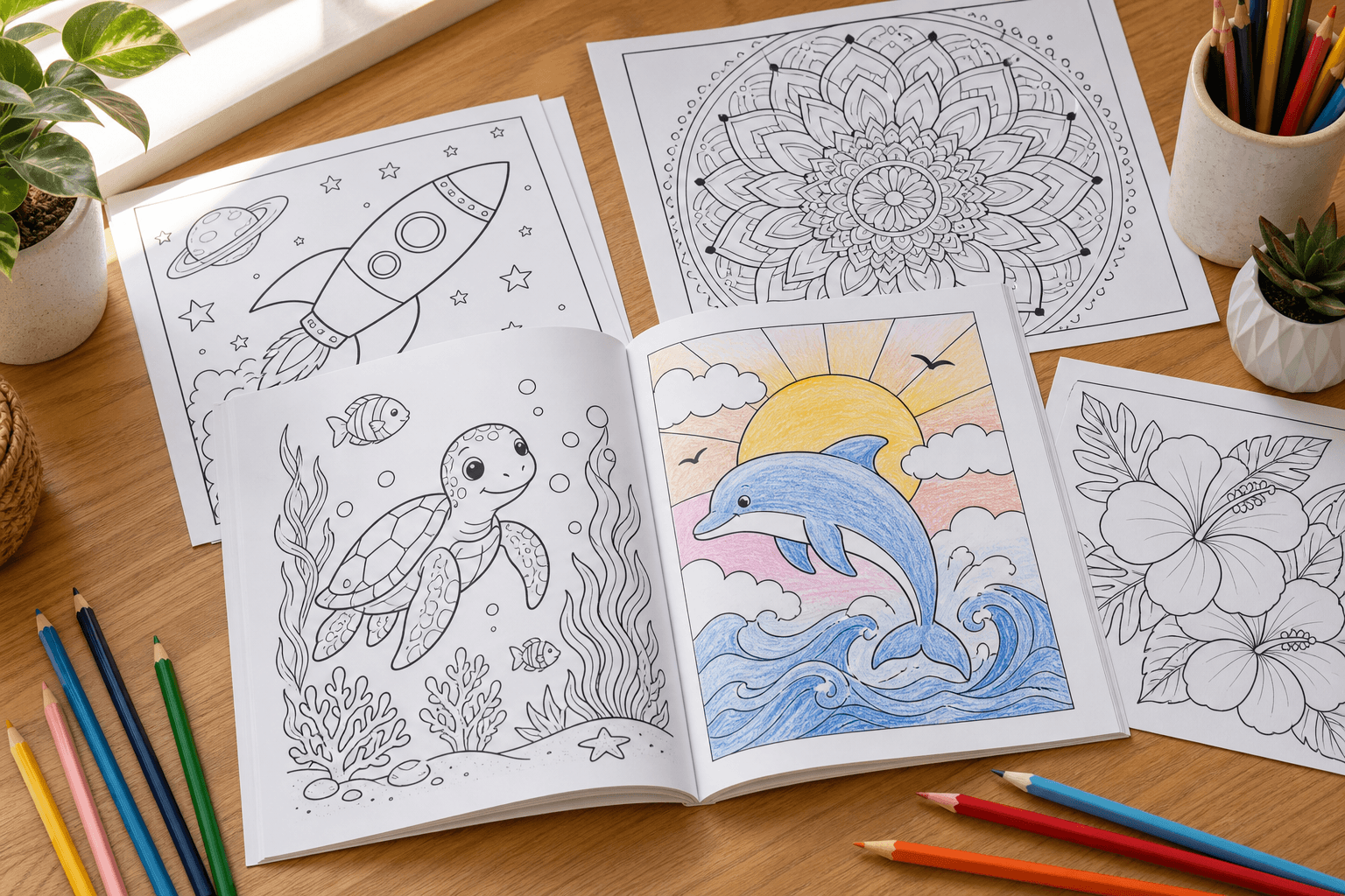 How to Make a Coloring Book: From Photos to a Print-Ready Book