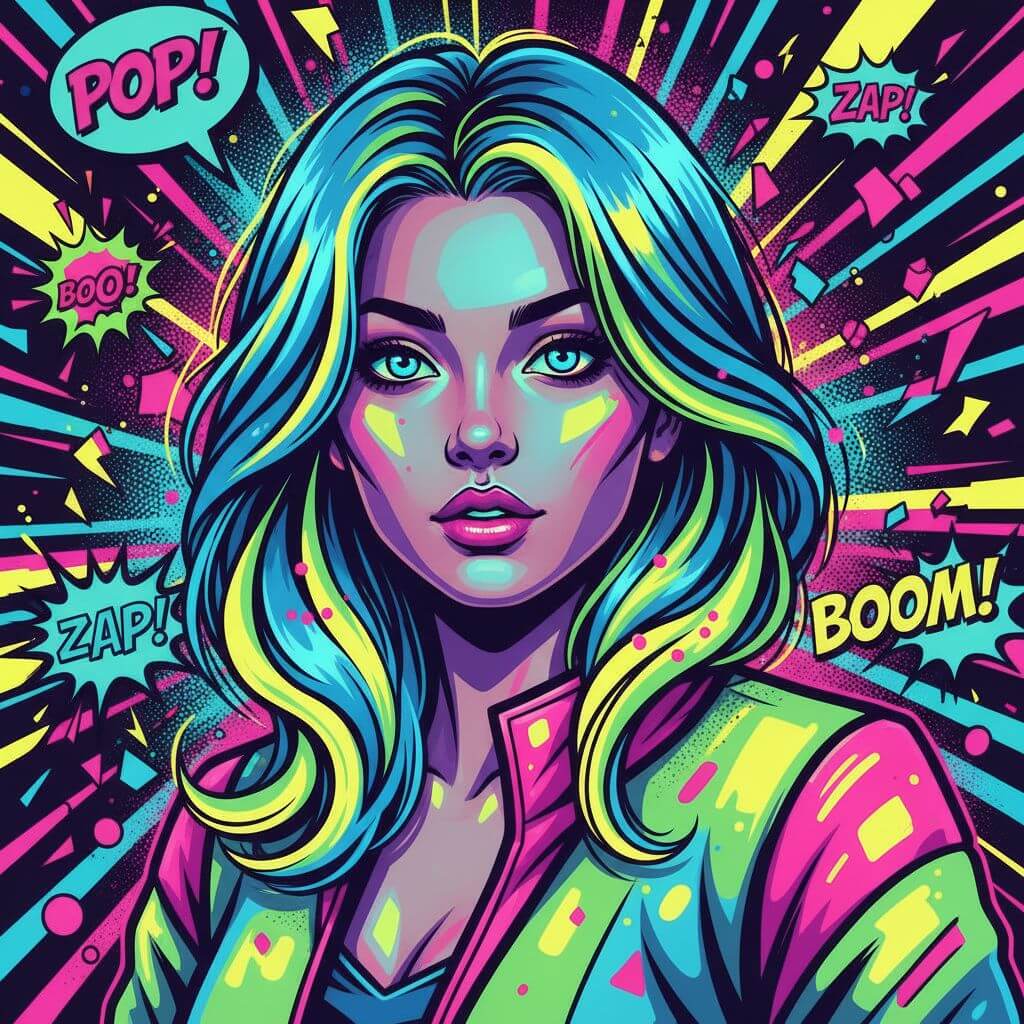 Neon Pop Art