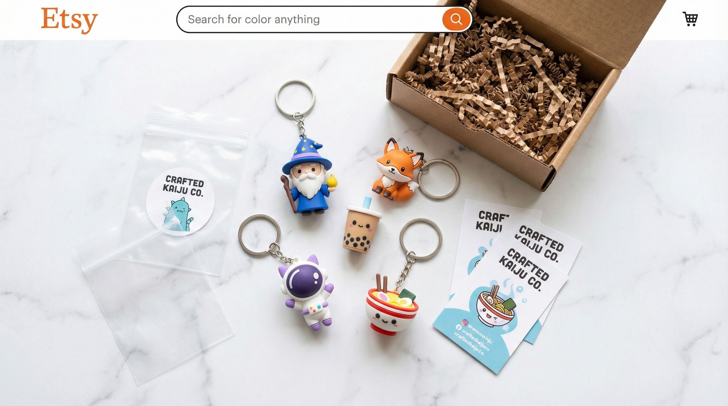 Custom Merchandise & Etsy Products