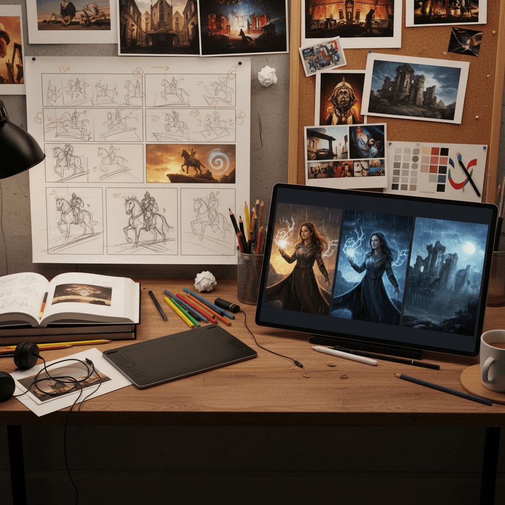 Storyboards and Concept Frames