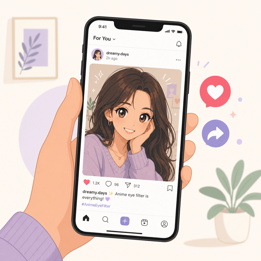 Trend-Ready Anime Eye Posts