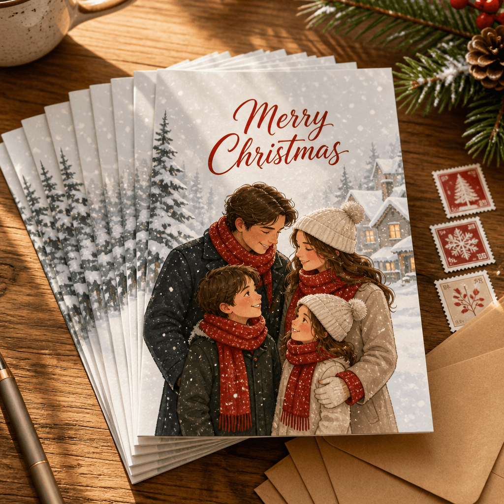 This year's family card