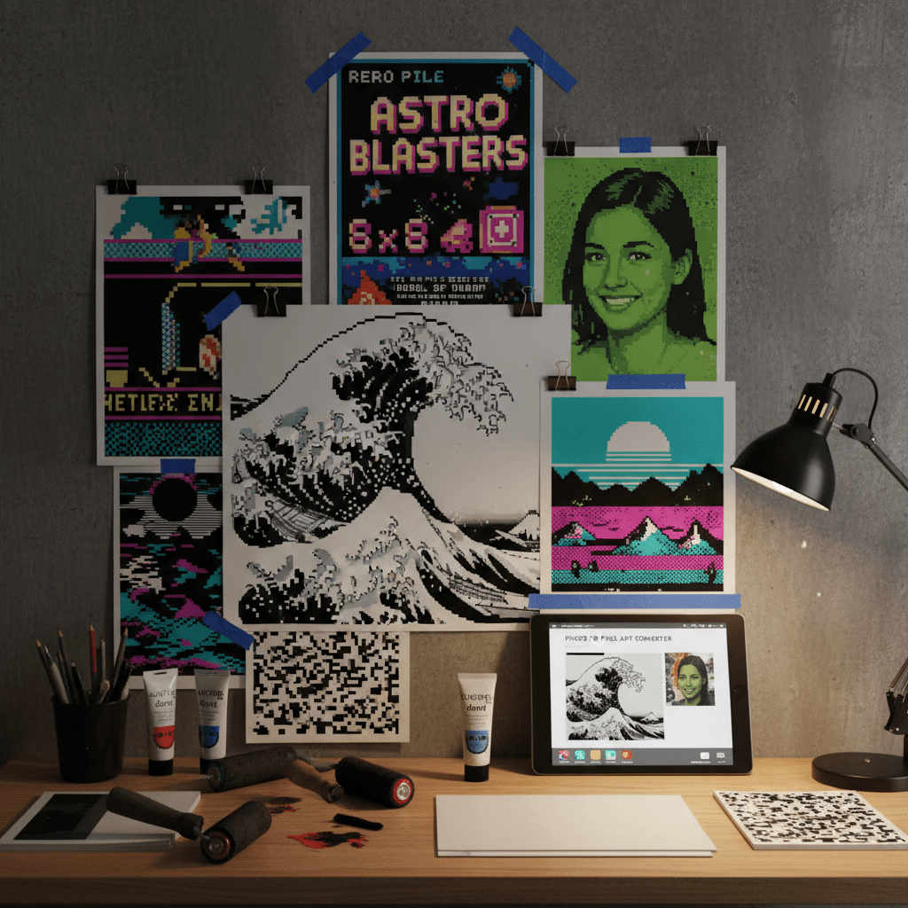 Retro Posters & 1-Bit Prints