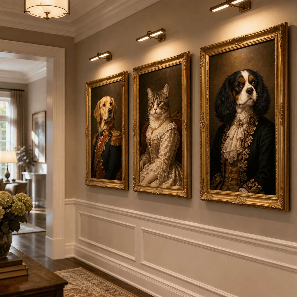 Wall art from the family pet
