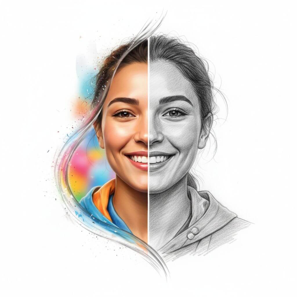 How to Turn a Selfie Into a Sketch Portrait